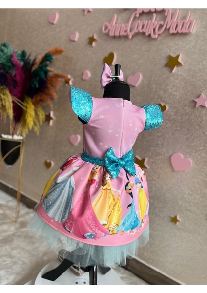 Kız Çocuk Tüllü Kabarık Prensesler Elbisesi indirimleri