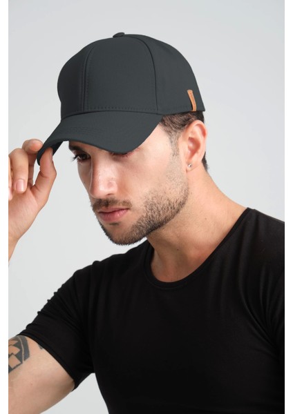 Spor Kep Şapka Ayarlanabilir Tokalı Füme Gabardin Kep Şapka Baseball Cap