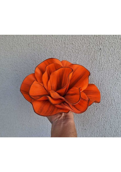 Tekno Trust Lateks Turuncu Kahverengi Efektli Vazo Çiçeği fiyatları