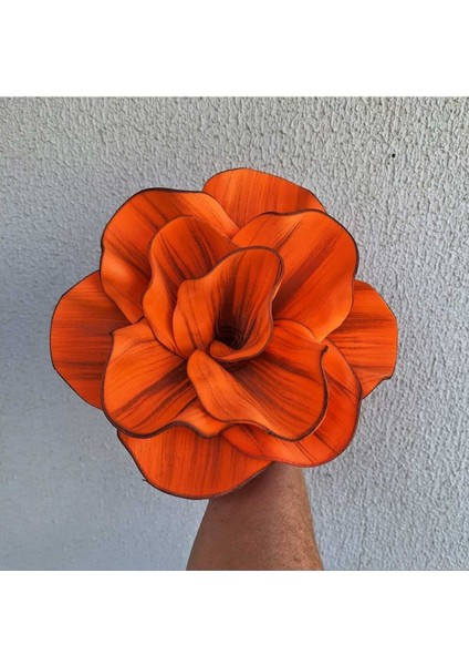 Tekno Trust Lateks Turuncu Kahverengi Efektli Vazo Çiçeği fırsatları