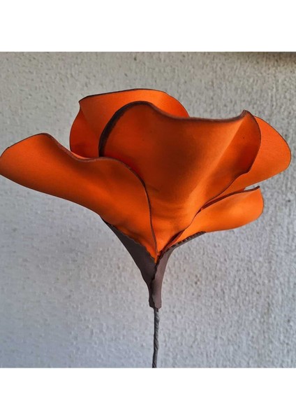 Tekno Trust Lateks Turuncu Kahverengi Efektli Vazo Çiçeği indirimleri