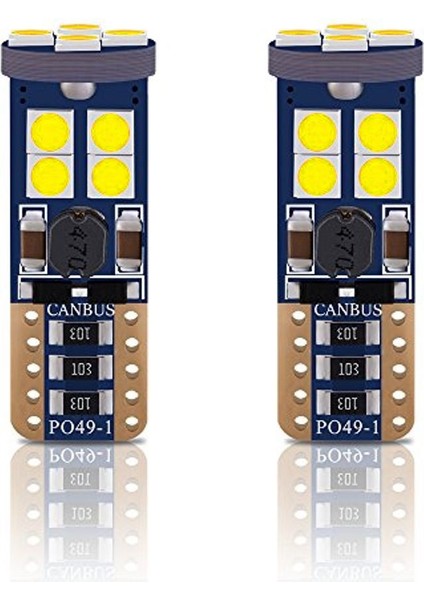 Renault Clio 4 Uyumlu LED Iç Aydınlatma Ampul Seti Parlak Beyaz