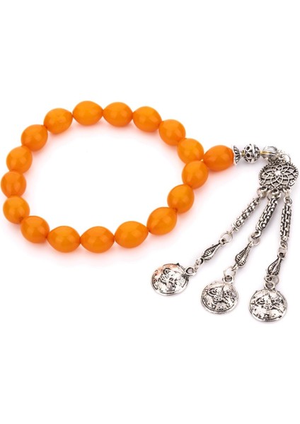 Arpa Tane Turuncu Renk Model 17'lik Efe Boy Tesbih fiyatları