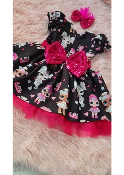 Kız Çocuk Siyah Lol Elbise indirimleri