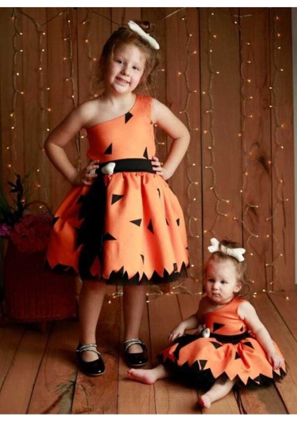 Taş Devri Çakıl Elbise Kostüm