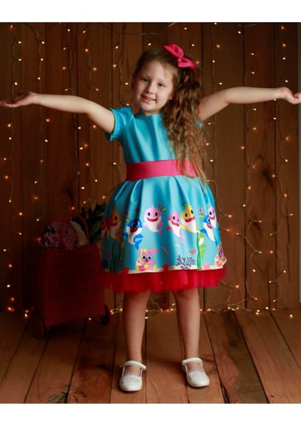Kız Çocuk Baby Shark Elbise fiyatları