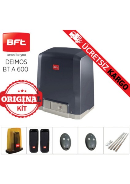 Bt A600 Otomatik Kapı Motoru 7 mt Krameyer Dişli (Kit Paket)