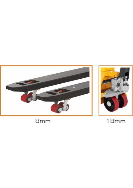 2.5 Ton 1 kg 56 x 115 cm Tartılı Transpalet Baskül Paslanmaz modelleri
