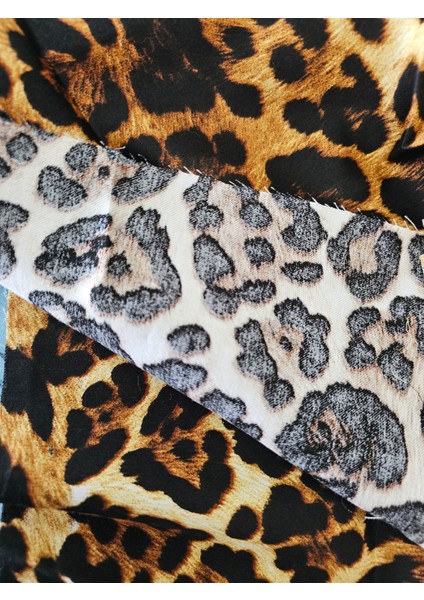 Leopar Desen (Penye)Pamuk Saten fiyatları