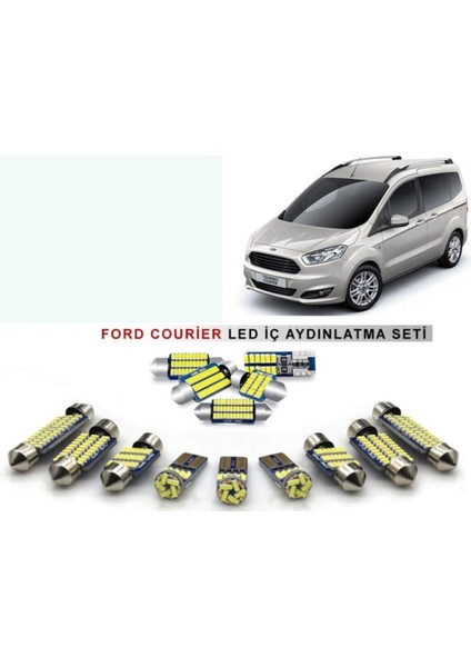 Ford Courier LED Iç Aydınlatma Ampul Seti Parlak Beyaz
