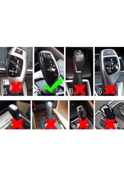 Bmw 5 7 Serisi Için X3 X4 TBG30 G31 G01 G02 G11 Kristal Vites Topuz Tutacak Siyah fiyatları