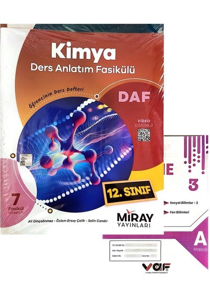 12. Sınıf Kimya Ders Anlatım Fasikülü + Deneme