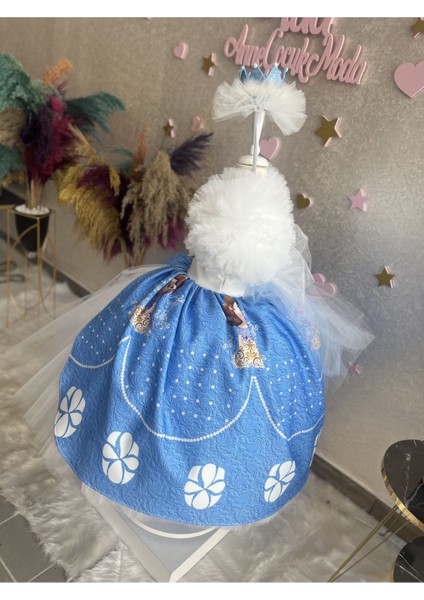 Prenses Sofia Kabarık Tüllü Elbise ve Prenses Tacı indirimleri