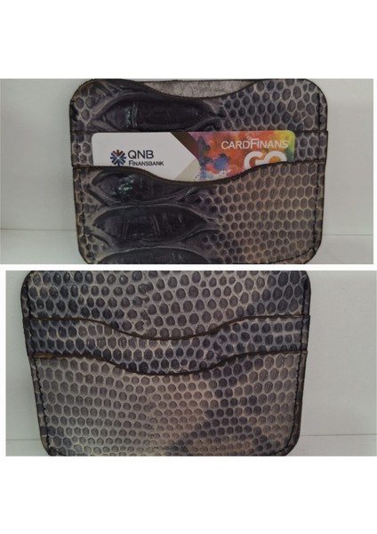 Renkli Ilmekler El Yapımı Yılan Derisi Kredi Kartlık modelleri