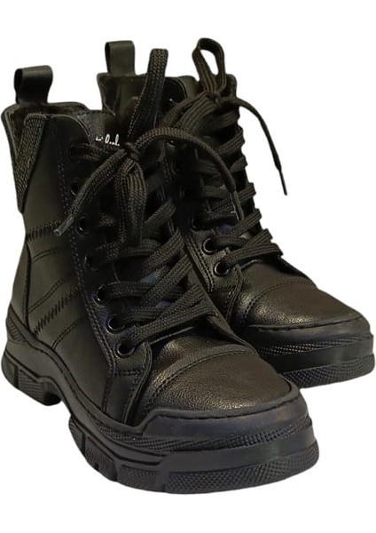 15-048 Çocuk Taşlı Spor Bot Siyah modelleri