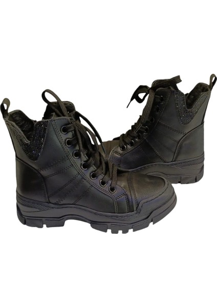 15-048 Çocuk Taşlı Spor Bot Siyah fırsatları