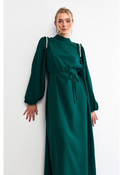 Nova Omuz Detaylı Elbise - Zümrüt fırsatları