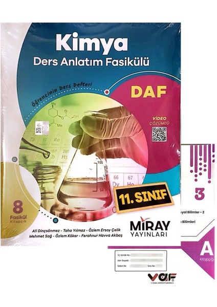 11. Sınıf Kimya Ders Anlatım Fasikülü + Deneme