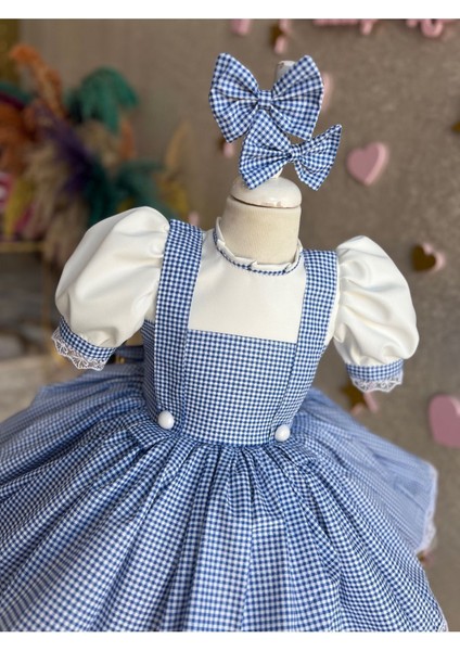 Dorothy Oz Büyücüsü Elbisesi, Dorothy Kız Kostümü, Cadılar Bayramı Kostümü, Dorothy Konsepti