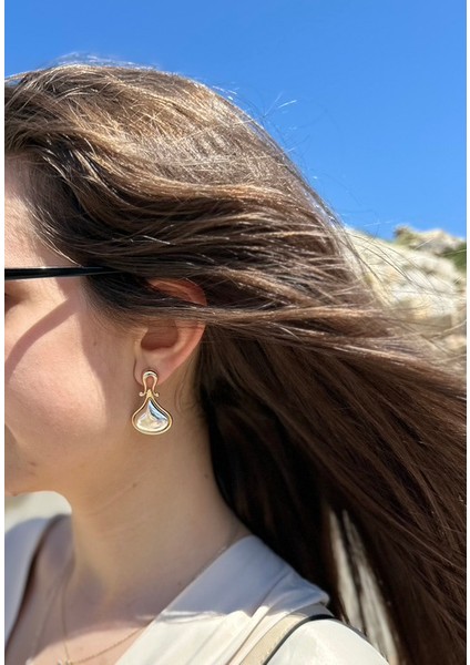 Vintage Gold ve Gümüş Detaylı Küpe fiyatları
