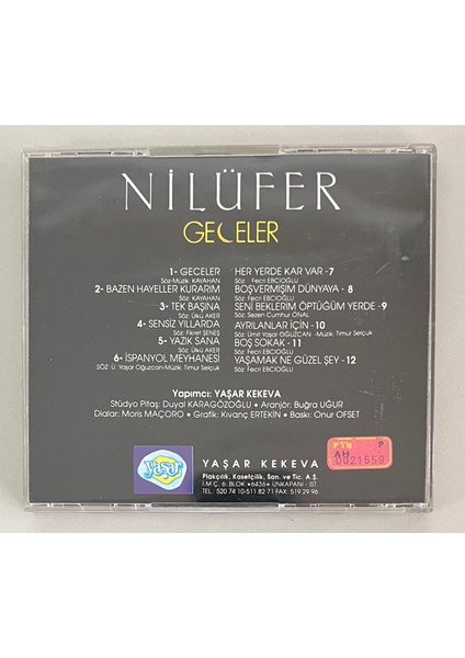 Nilüfer - Geceler CD