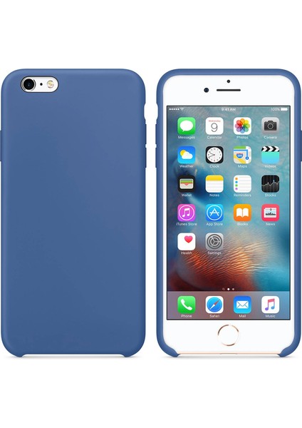 Apple iPhone 6s Plus Altı Açık Liquit Lansman Silikon Menekşe fiyatları