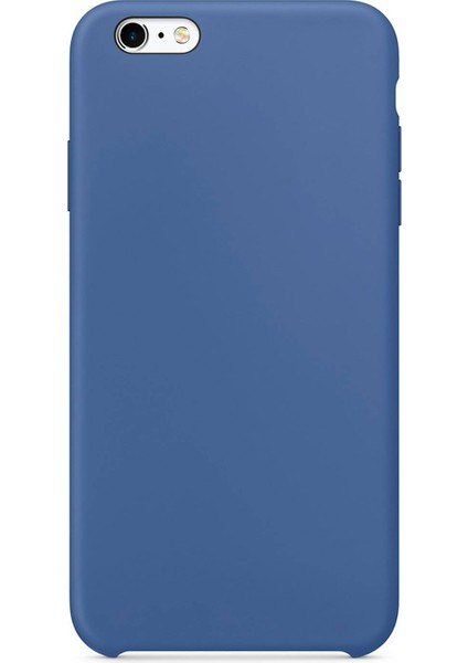 Apple iPhone 6s Plus Altı Açık Liquit Lansman Silikon Menekşe