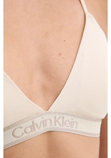 Calvin Klein Bej Üçgen Sütyen 000QF7945E