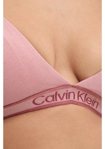 Calvin Klein Pembe Üçgen Sütyen 000QF7945E