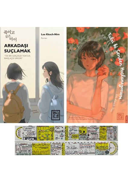 Arkadaşı Suçlamak + Tabii Ki Senden Hoşlanıyorum 2 Kitap Set + Mat. Öğreten Cetvel - Sema Su Ekizoğlu