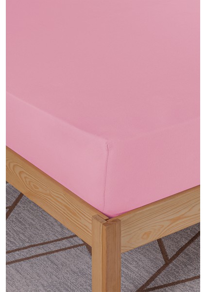 Penye-Likralı Lastikli Çarşaf, 120×200 Tek Kişilik Pamuk-Elastan Örme Kumaş, 200 Gr/m²