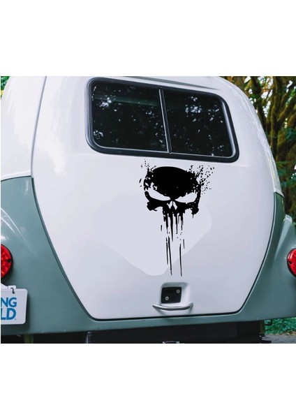 The Punisher Sticker Araba Oto Motosiklet Karavan Sticker 00201