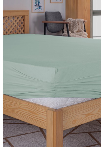 Penye-Likralı Lastikli Çarşaf, 120×200 Tek Kişilik Pamuk-Elastan Örme Kumaş, 200 Gr/m² modelleri