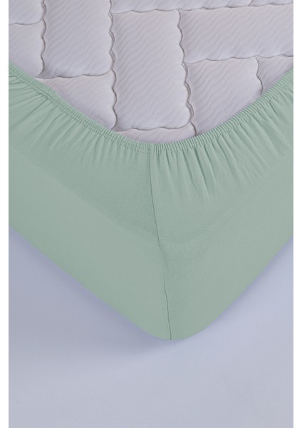 Penye-Likralı Lastikli Çarşaf, 120×200 Tek Kişilik Pamuk-Elastan Örme Kumaş, 200 Gr/m² fırsatları