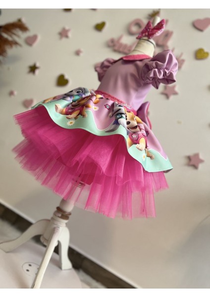 Paw Patrol Kız Çocuk Tüllü Kabarık Elbise fiyatları