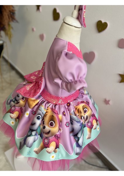 Paw Patrol Kız Çocuk Tüllü Kabarık Elbise fırsatları