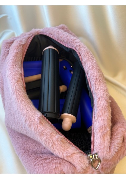 Peluş Saç Şekillendirici Seyahat Çantası Dyson Airwrap Uyumlu Elyaf Dolgulu Kapitone Organizer Çanta fiyatları