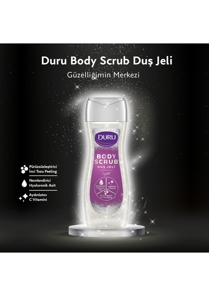 Body Scrub Crystal & Gold Duş Jeli 2X450 ml Ikili Set