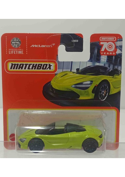 Match.. 70 Years 1:64 Mc Laren 720 Spider( Küçük Boy Metal Araba) fiyatları