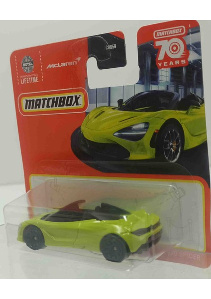 Match.. 70 Years 1:64 Mc Laren 720 Spider( Küçük Boy Metal Araba) modelleri