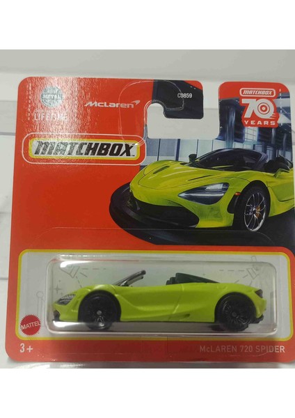 Match.. 70 Years 1:64 Mc Laren 720 Spider( Küçük Boy Metal Araba) fırsatları