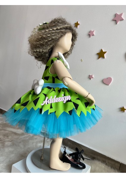 Kız Çocuk Çakıl Kostümü, Çakıl Çakmaktaş Elbisesi, Taş Devri Elbisesi fiyatları