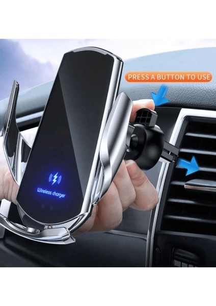 Araç Içi Kablosuz Şarj Cihazı 15W Manyetik Otomatik Telefon Tutucu modelleri