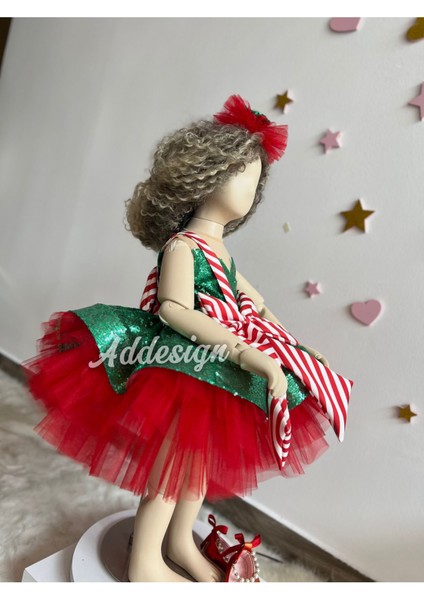 Yeni Yıl Kız Çocuk Elbisesi, Payetli Kız Çocuk Elbisesi, Christmas Dress fırsatları