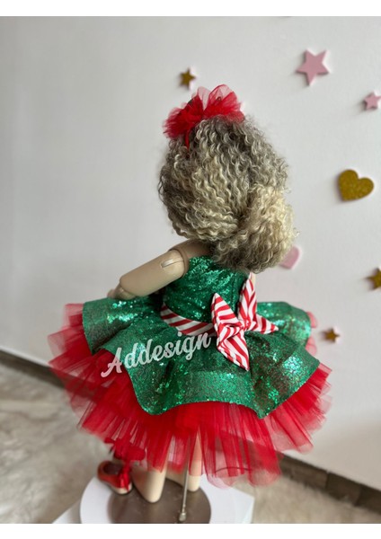 Yeni Yıl Kız Çocuk Elbisesi, Payetli Kız Çocuk Elbisesi, Christmas Dress indirimleri