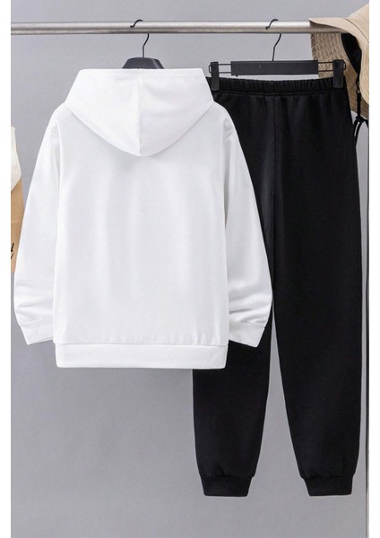 Uygun Tarz Nabız Kalp Baskılı Çocuk Rahat Eşofman Takımı fiyatları