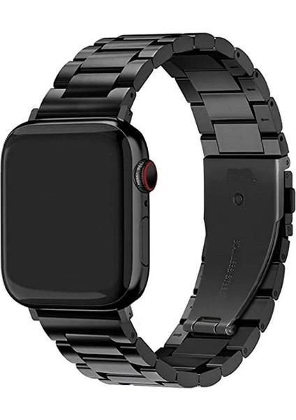 Apple Watch Seri 6 7 8 9 10 Se Ultra Uyumlu 44 45 46 49MM Paslanmaz Çelik Kordon Kayış