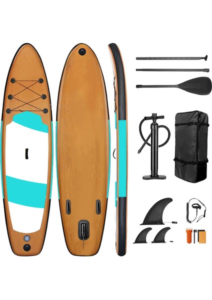 Wood Sup Şişme Sörf Tahtası Stand Up Paddle Board