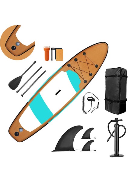 Wood Sup Şişme Sörf Tahtası Stand Up Paddle Board