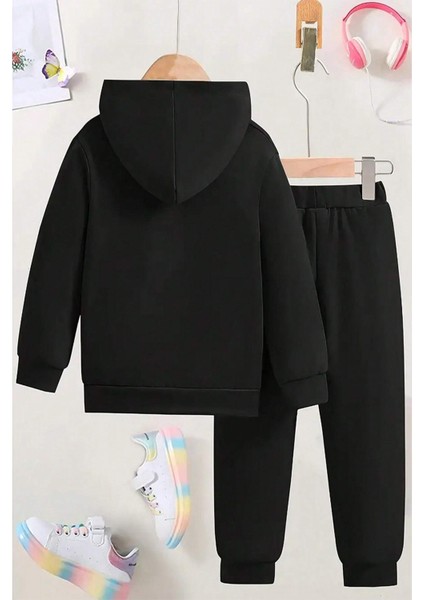 Uygun Tarz Mantar Baskılı Erkek - Kız Rahat Eşofman Takımı fiyatları